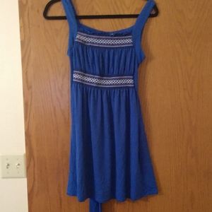Blue casual dress